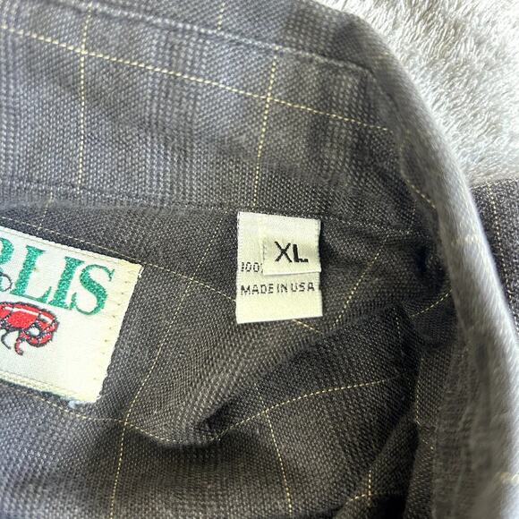 Perlis Cajun Clothing Co Crawfish Button Down Mens XL Preppy - Picture 11 of 13